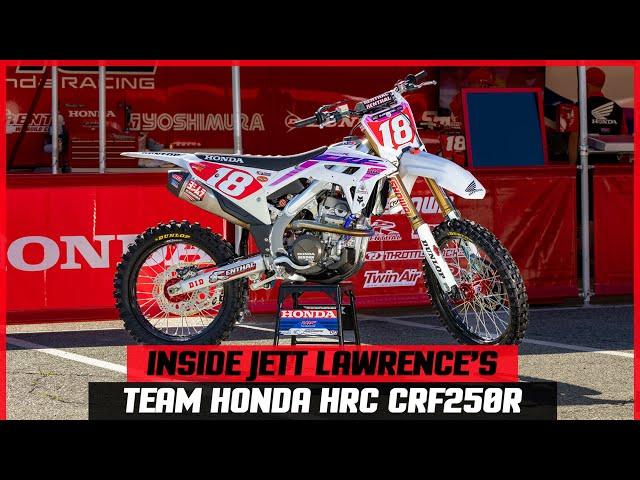 Inside Jett Lawrence's 2023 Honda HRC CRF250R | Vital MX Pit Bits