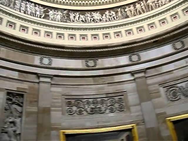 Washington DC - inside the Rotunda of the U.S. Capitol - December 2010