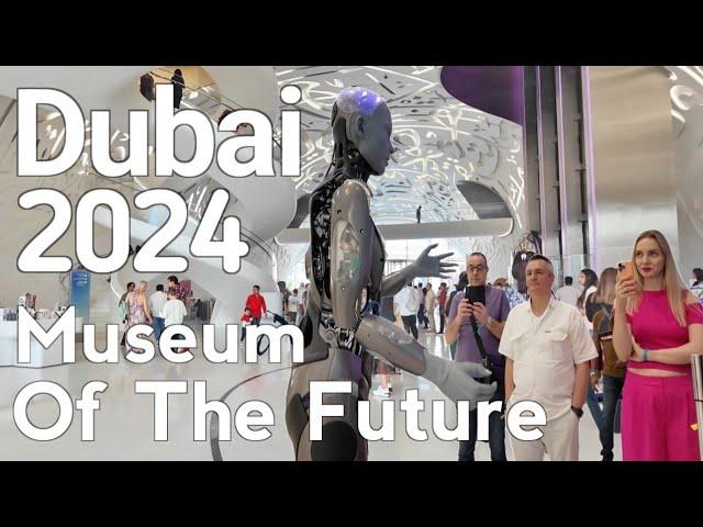 Dubai [4K] Inside the MUSEUM OF THE FUTURE Full Walking Tour 