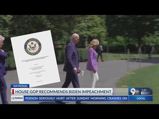 House Republicans call for Biden impeachment