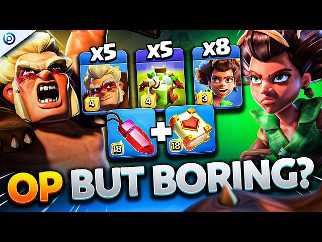 ROOT RIDER SPAM with NO ETERNAL TOME + 5 OG is BROKEN | Best TH16 Attack Strategy Clash of Clans