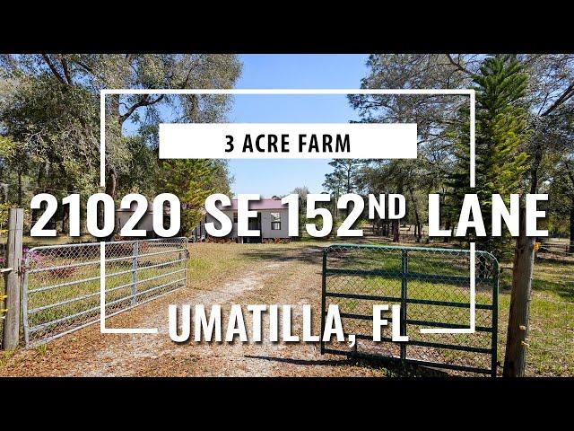 21020 SE 152ND Lane, Umatilla, Florida 3 acre Farm