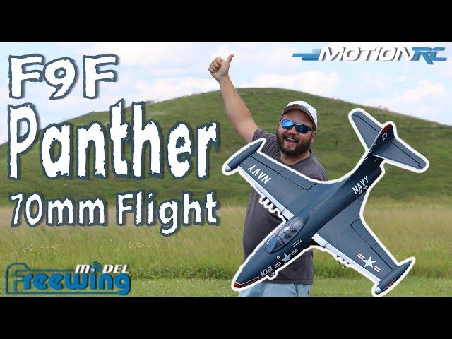 ALL NEW! Freewing 70mm EDF F9F Panther Flight | Motion RC