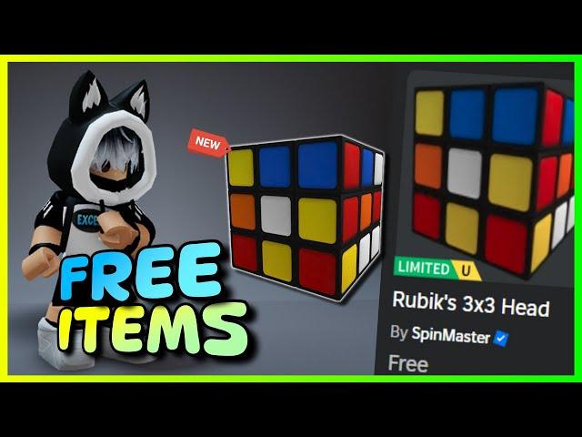 New FREE LIMITED UGC items , How to get FREE UGC LIMITED ITEMS Rubik's 3x3 Head on ROBLOX - Roblox