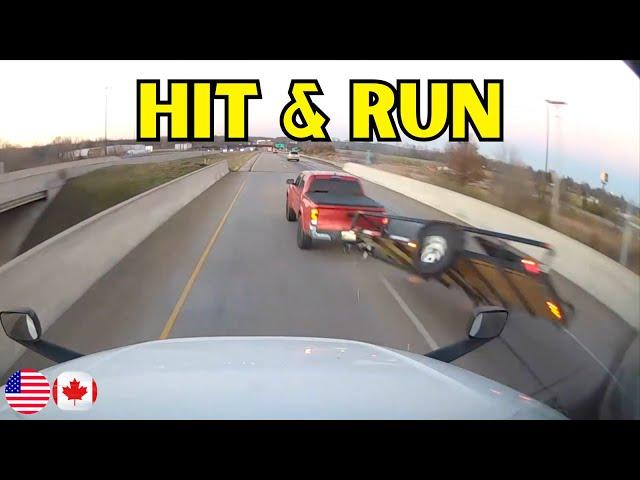 Car With a Trailer Committed a Hit and Run