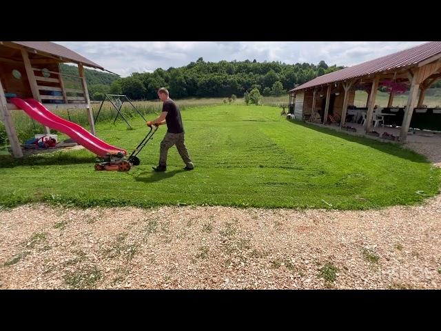 Mowing grass vol2 #viral #mowing #villager