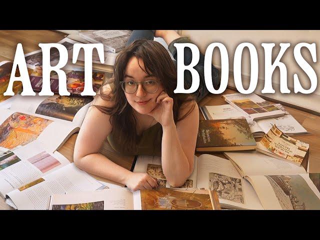 a tour of my ENTIRE Art Book Collection (50+ books!)