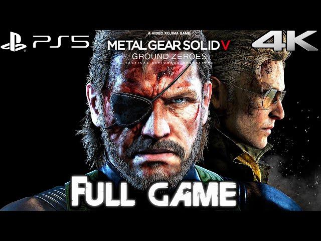 METAL GEAR SOLID V GROUND ZEROES PS5 Gameplay Walkthrough FULL GAME (4K 60FPS)