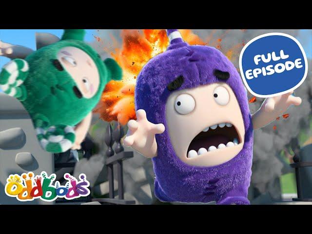 Zee "Borrows" Jeff's Electricity 🪫 | Oddbods Full Episode | Funny Cartoons for Kids