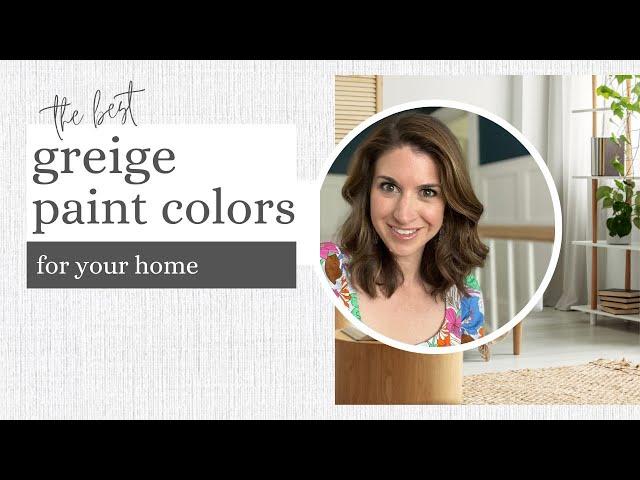 The best greige paint colors