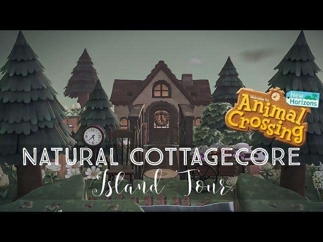 NATURAL COTTAGECORE ISLAND TOUR | Animal Crossing New Horizons | theresa of erised