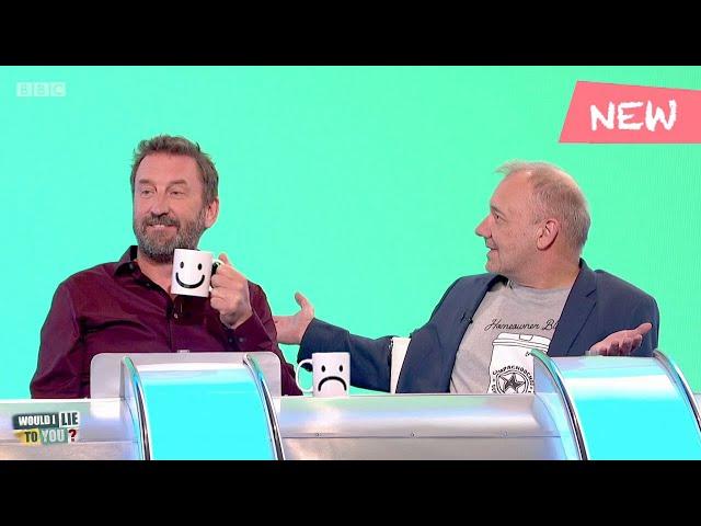 Lee Mack’s mug and Bob Mortimer - Would I Lie to You?