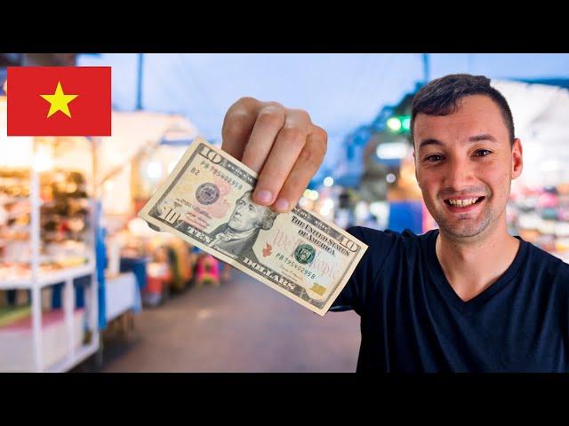 $10 Vietnam Street Food Challenge (World's Cheapest Country) 