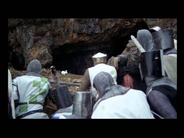 【SPOILER】clip12 (part 2) Behold the Cave of Caerbannog-Monty Python and the Holy Grail (1975)