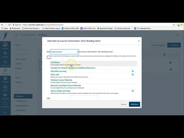 Building a Course Orientation Module in Canvas
