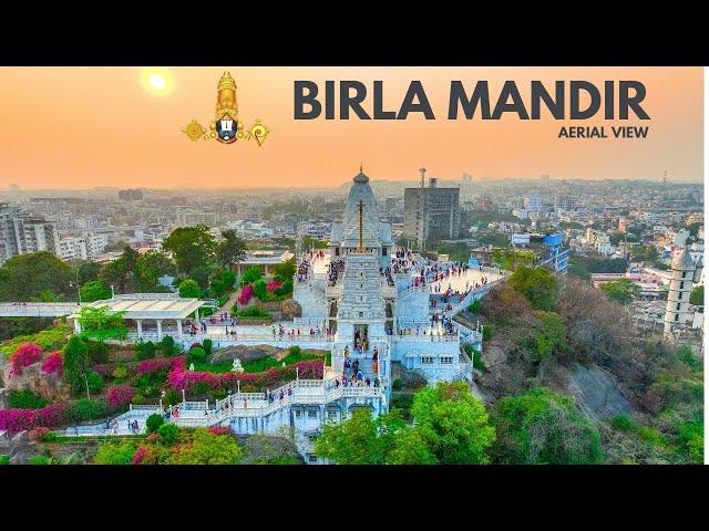 Birla Mandir Aerial View 2024 | Birla Mandir Drone Video | Hyderabad