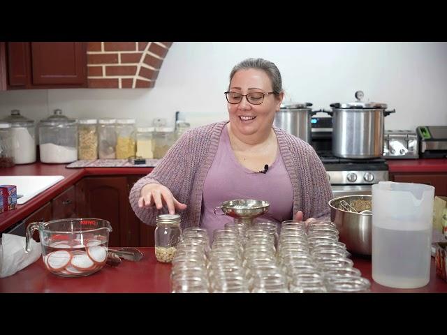 Canning Garbanzo Beans- Using Reusable Canning Lids