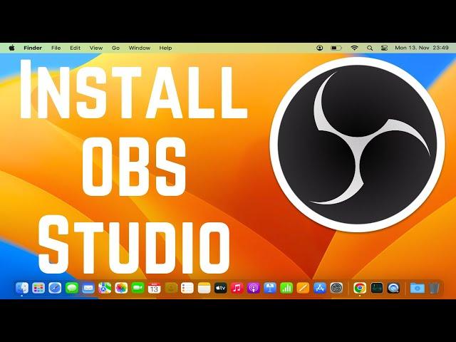 How to Install OBS Studio on Mac + Quick Start Screen Recording With OBS Studio On MacOS (2024)