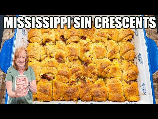 MISSISSIPPI SIN CRESCENTS Appetizer, Lunch, or Dinner Idea