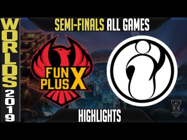 FPX vs IG Highlights ALL GAMES | Worlds 2019 Semi-finals | FunPlus Phoenix vs Invictus Gaming