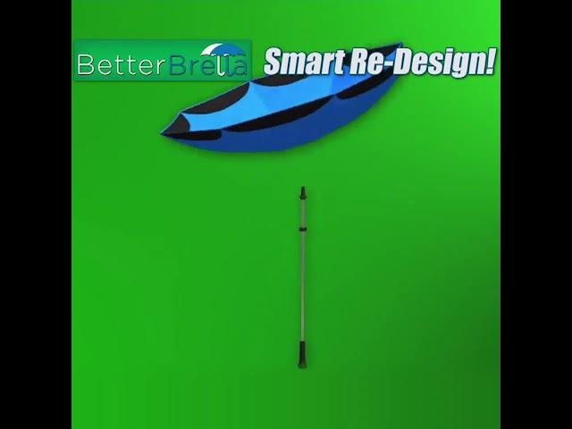 Better Brella Compact - Wind-Proof Reverse Open Upside Down Umbrella