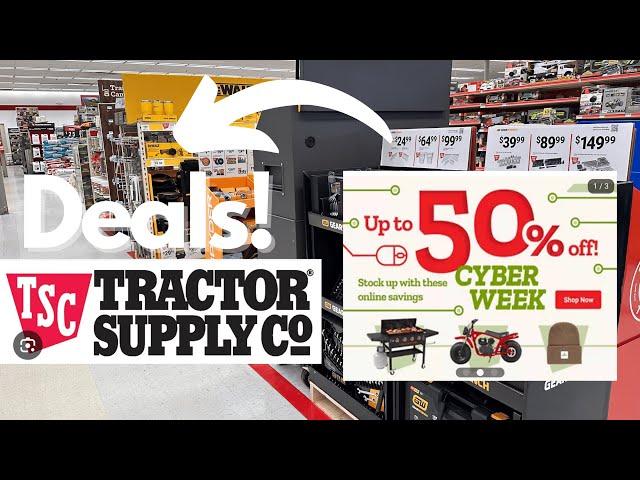 Tractor Supply Crazy Cyber Week Tool Deals! 2024