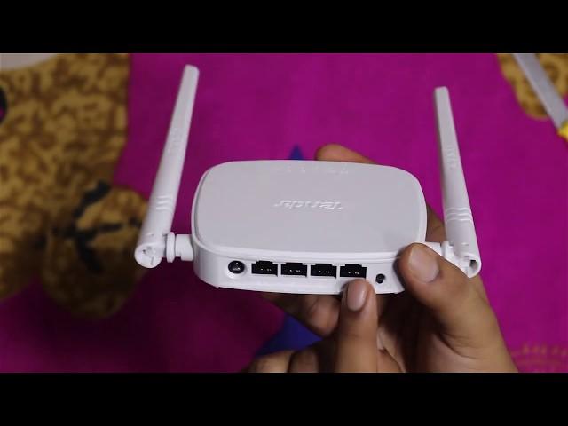 Tenda N301 Wireless N300 Easy Setup Router Setup & Review  ₹ 899