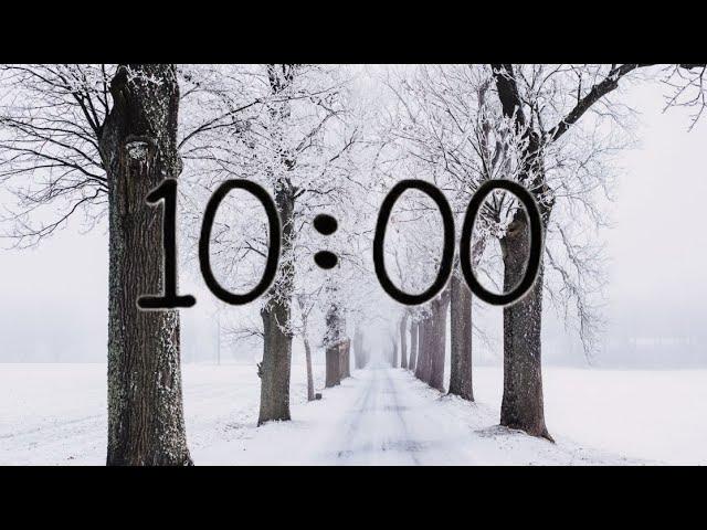 10 Minute Winter ️ Countdown Timer ⏱