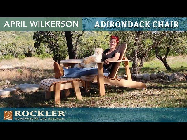 Build an Adirondack Chair | April Wilkerson Project