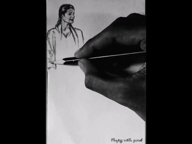 '96 /vijay sethupathi & trisha as ram & jaanudrawing #shorts #vijaysethupathi #trisha #96movie