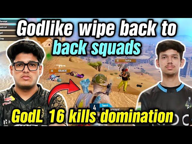 Godlike wipe back to back squads  16 kills domination 