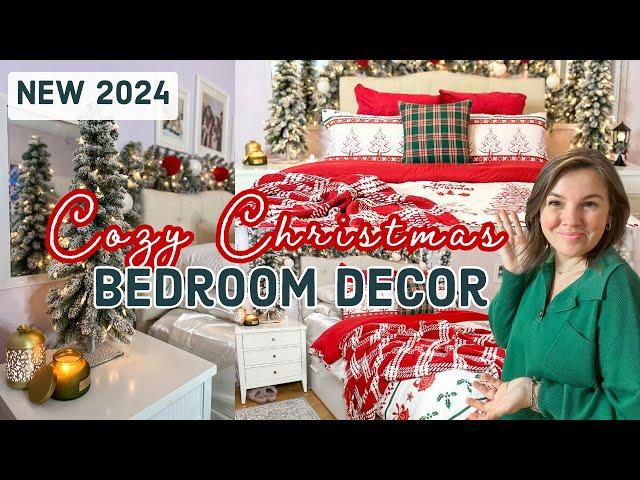 NEW Cozy Christmas Bedroom Decorating Ideas | Decorating For Christmas | Classic Christmas Decor