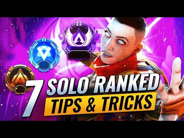 7 ESSENTIAL SOLO RANKED TIPS & TRICKS for Apex Legends