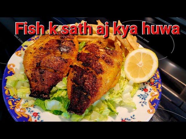 Tilapia Fish fry with French fries Recipe |How to make Tilapia fish |@Pakistani Traditional khane