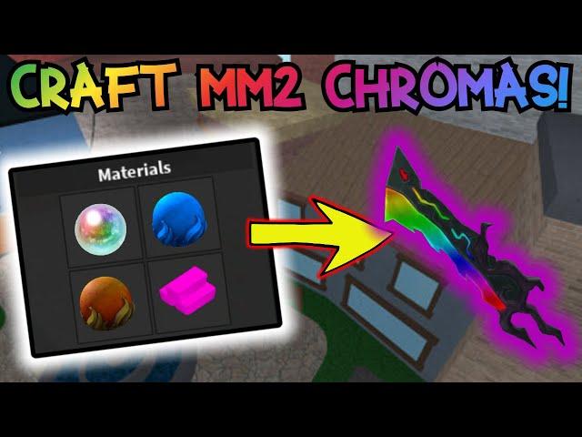 How to Craft CHROMAS in Murder Mystery 2 - MM2 Crafting Guide