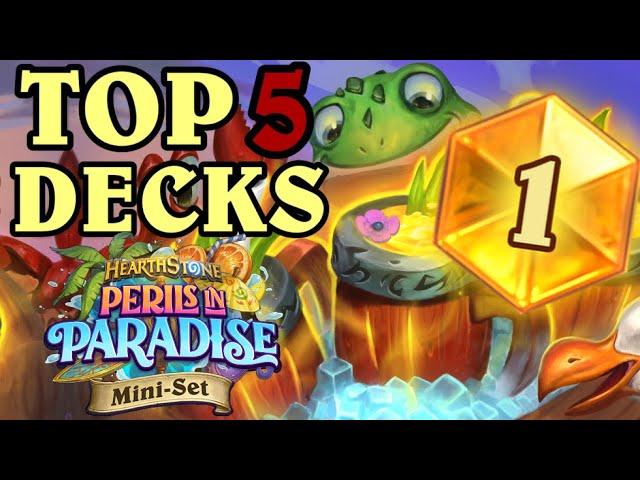 Top 5 BEST DECKS in Hearthstone from the Traveling Travel Agency Miniset