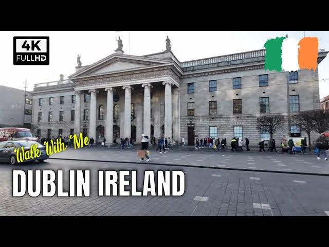 Dublin City Centre 4K Walking Tour - Christmas On Henry Street - Dublin Ireland