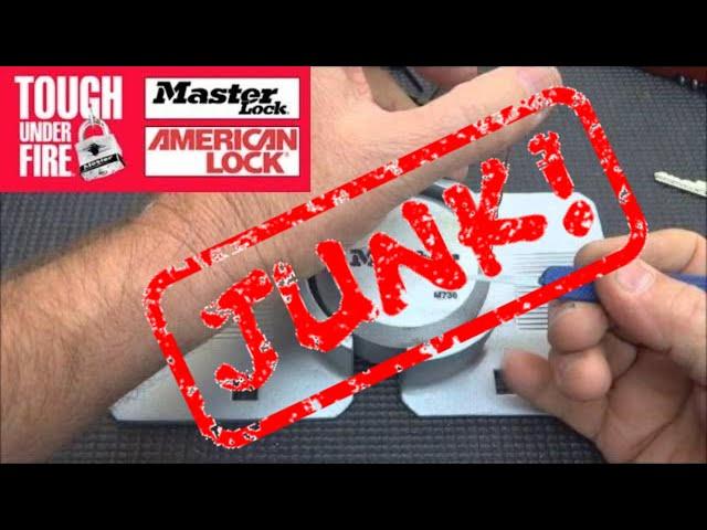 (313) Review: Master Lock M736 Puck Lock (JUNK!)