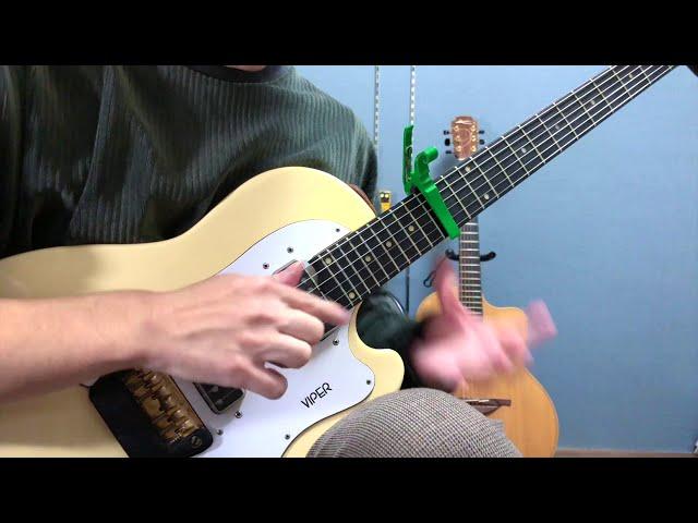 little riff51 (15capo's song) - daijiro nakagawa(JYOCHO) Fingerstyle Guitar/ math post rock tapping