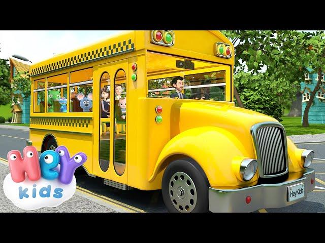 Les roues de l'autobus   Chanson bébé  en français + 26 minutes | HeyKids