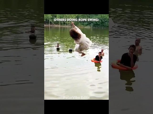 Rope Swing Is Fun️