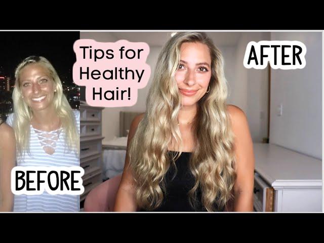 HOW TO GROW YOUR HAIR LONG & MAKE IT HEALTHY! Sharing My Tips