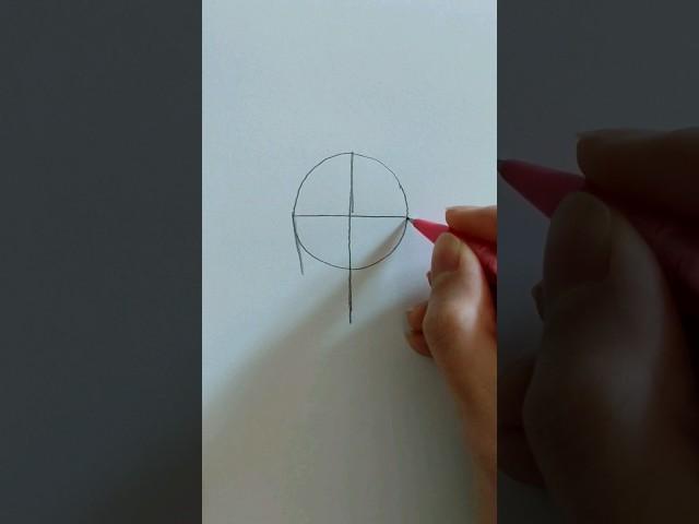 kolay yüz çizimi #short #draw #facedrawing #art