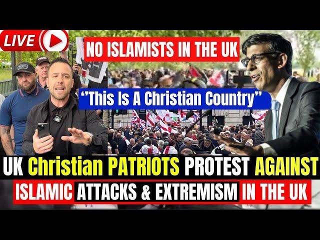 UK Patriots Protest Against Islamic Protests & Extremism In UK “We Must Protect Our Country ” T0mmy