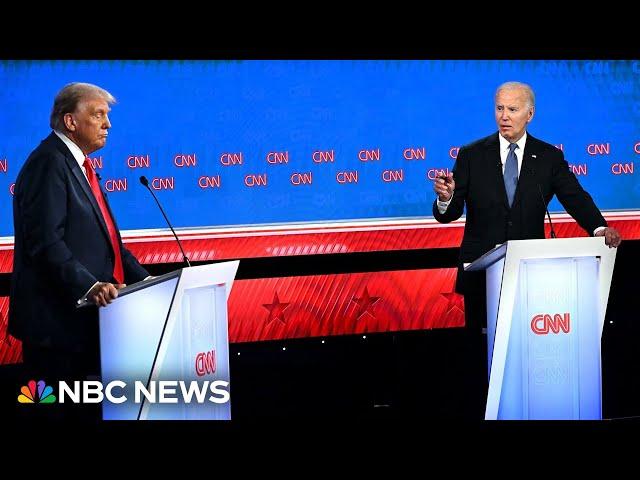 Trump and Biden clash on Russia, Ukraine and Afghanistan in first presidential debate