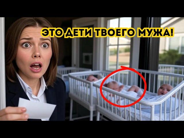 ОНА ОТКРЫЛА ДВЕРЬ И УВИДЕЛА В КОРЗИНКЕ ДЕТЕЙ СВОЕГО МУЖА!
