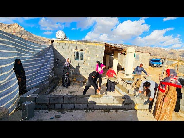 The beginning of the construction of a unique house for Medina and Shahab