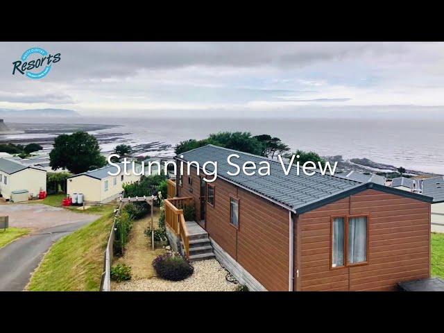 Willerby Winchester Lodge for sale on seaview plot, Somerset