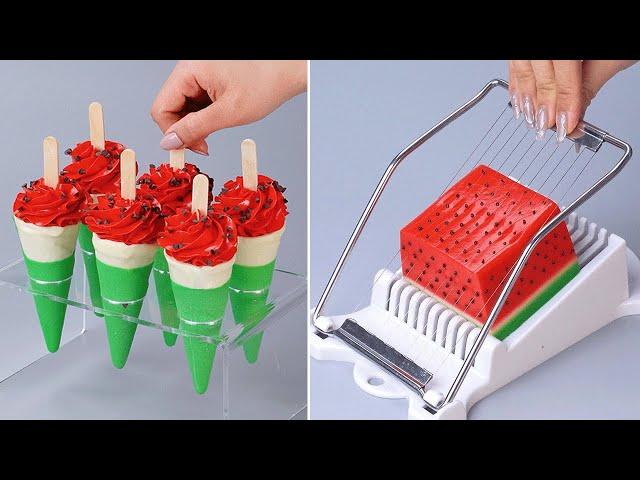  Amazing Watermelon Cake Decorating Tutorials |  Amazing Cake, Dessert, Ice Cream You'll Love