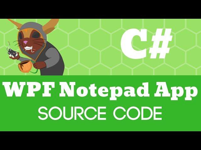 WPF Notepad Application Source code